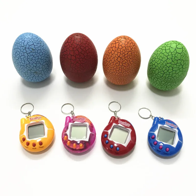 Tamagotchis Criativo Mais Novo Engraçado Tamagotchi Animais de Estimação Brinquedos Forma de Pinguim Colorido Tamagochi Brinquedos Eletrônicos Com Tumbler Egg Forma Embalagem Chr