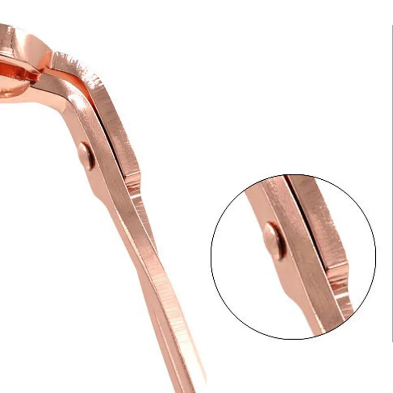 Rose Gold 18cm Rostfritt Stål Candle Wick Trimmer Oljelampa Trim Sax Tijera Tesoura Cutter Snuffer Tool Hook Clipper LZ1518