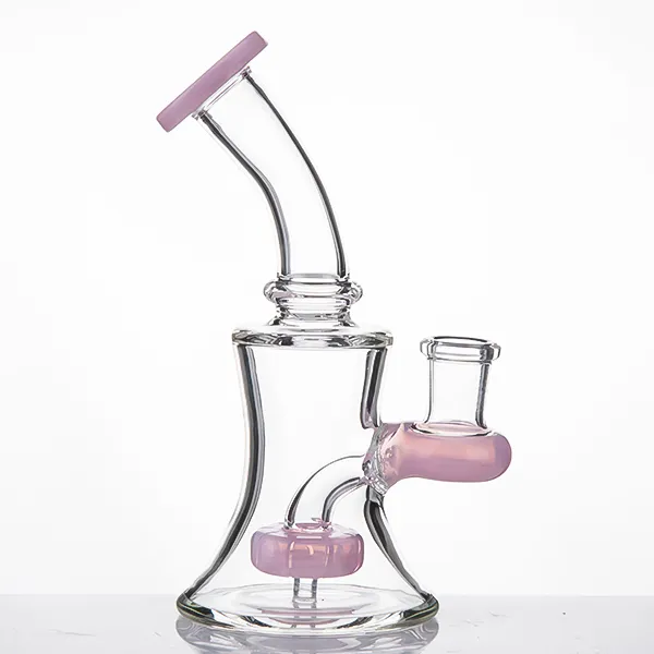 Mini Bubbler Glas Bongs Bangs Smoking Hanger Nail Dab Rigs Oil Rig Bägare Glasrör med Filter Ash Catcher 688