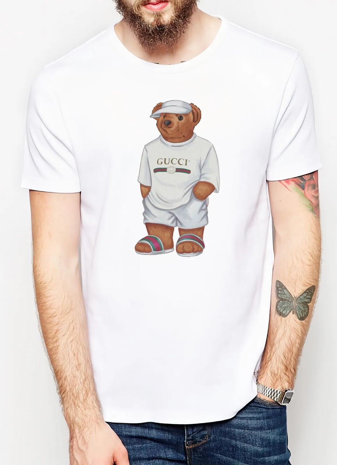 Mike The Bear Life Is Shirt White Casual Summer Short Sleeve T Shirt S Xxxl 2018 Short Sleeve Cotton T Shirts Man Clothing From Baylinestore, $24.2 | DHgate.Com