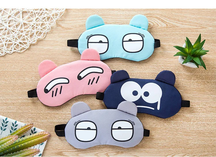 2018 Hottest Vision Care Ice Sleep Masks with OPP Bag and Cartoon Desin DHL Free