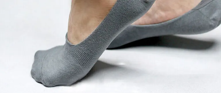 Mens sock tofflor casual bomull strumpor klassiska manliga korta osynliga tofflor grunda mun