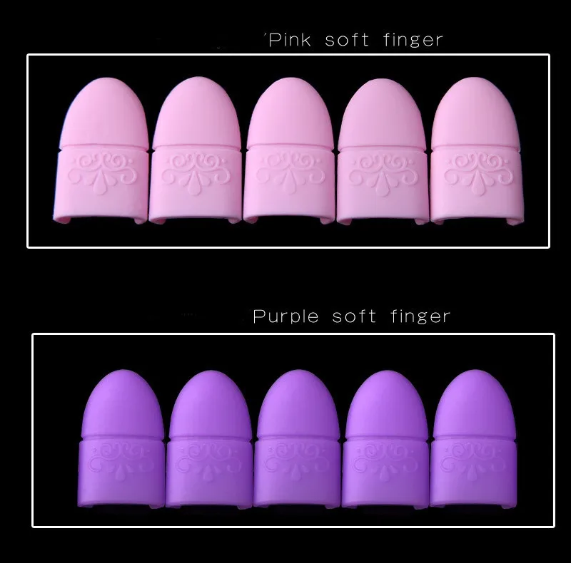 5 datorer nagelkonst blötlägg av keps silikon UV gelpolska lackborttagare återanvändbara wraps gummi manikyrverktyg9808333