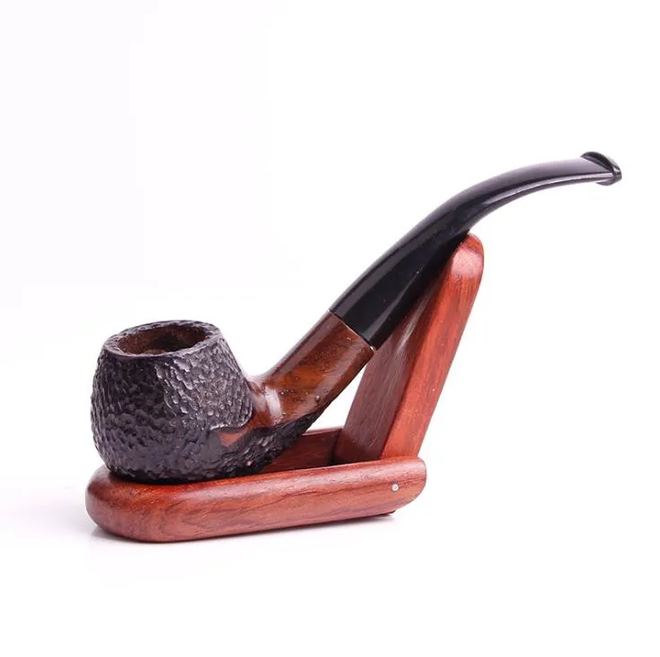 Creative new products handcrafted introduction of red sandalwood pipe 9mm core filtration rosewood pipe