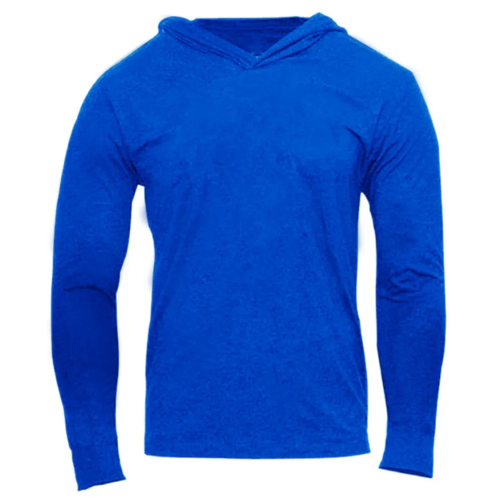 Felpe con cappuccio fitness da uomo GYM tinta unita con cappuccio atletiche casual felpe sportive top maniche lunghe257J