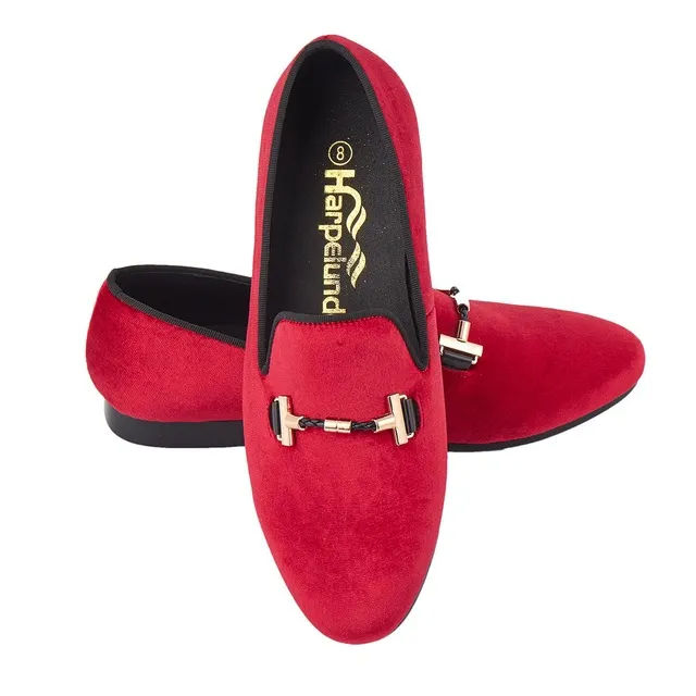 Mens velvet loafers best sale size 14