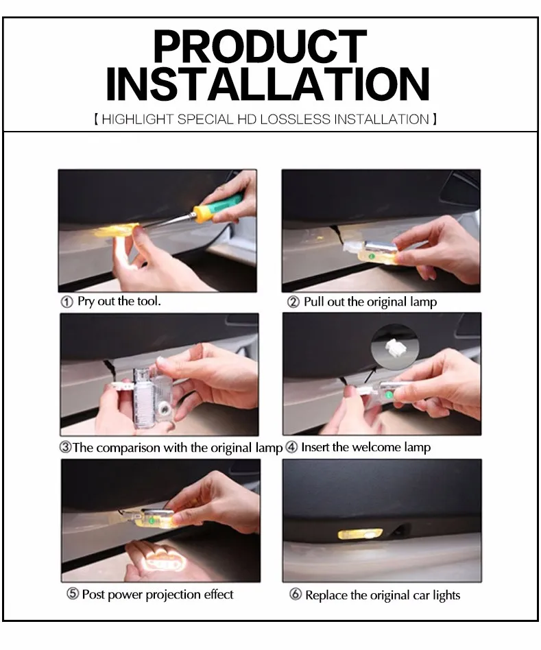 LEDドア警告照明照明灯ロゴプロジェクターレーザーゴーストシャドウライトウイルスSkoda Octavia 2004 2005 2006 2007 20089462160