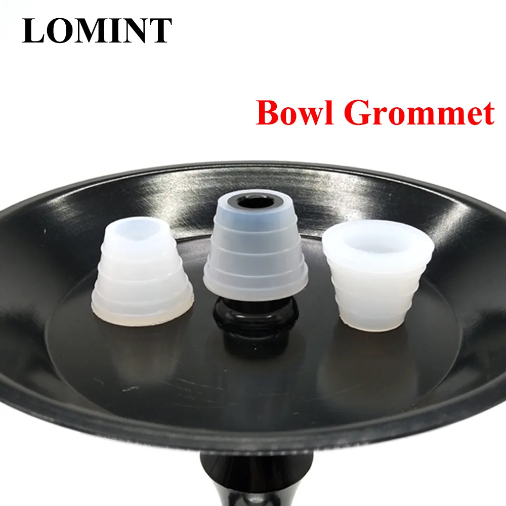 LOMINT White Hookah Bowl Grommet Silicone Rubber Seal For Shisha