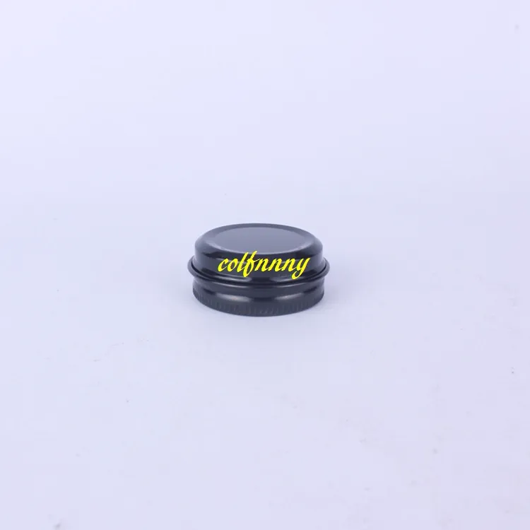 15g Empty Black Aluminum Jar 15ml Cream Pot Nail Art Makeup Lip Gloss Cosmetic Metal Tins Containers