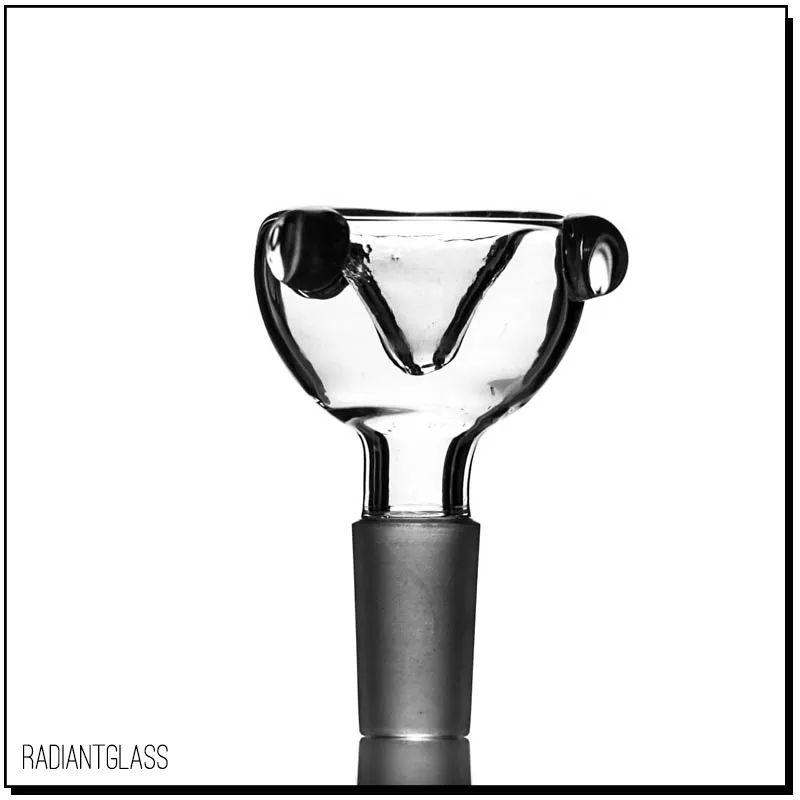 Курительные трубки Оптовые прозрачные чаши подходят для любых стеклянных бонгов с маленькими шариками размером 14,5 или 18,8.