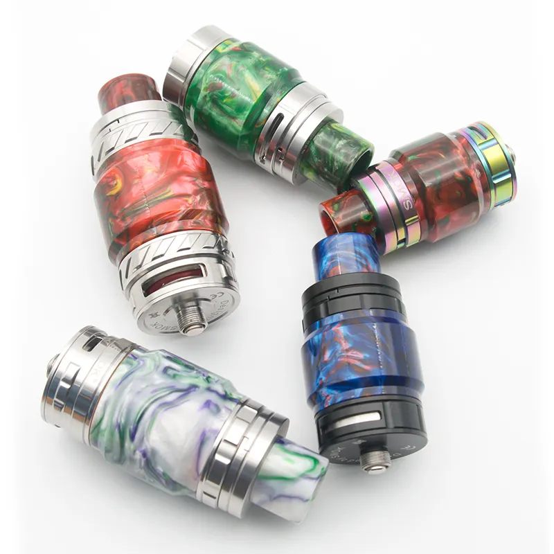 9STYLE交換樹脂キット脂肪拡張膨張電球セット樹脂チューブキャップとTFV8のドリップチップを備えたビッグベイビーXプリンスリロードCP RTA