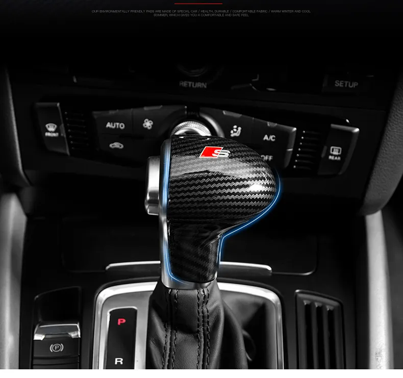 Auto Innendekoration Carbon Fiber Center Control Knob Dekorative Auto  Zubehör A4l A5 - Auto - Temu Germany