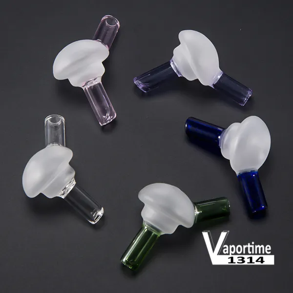 Vidrio Carb Cap Color Seta Cuarzo Banger Nail Glass Bong Nails Enail Colorido Púrpura Rosa Azul Verde Colores Claros Dab Rig 561