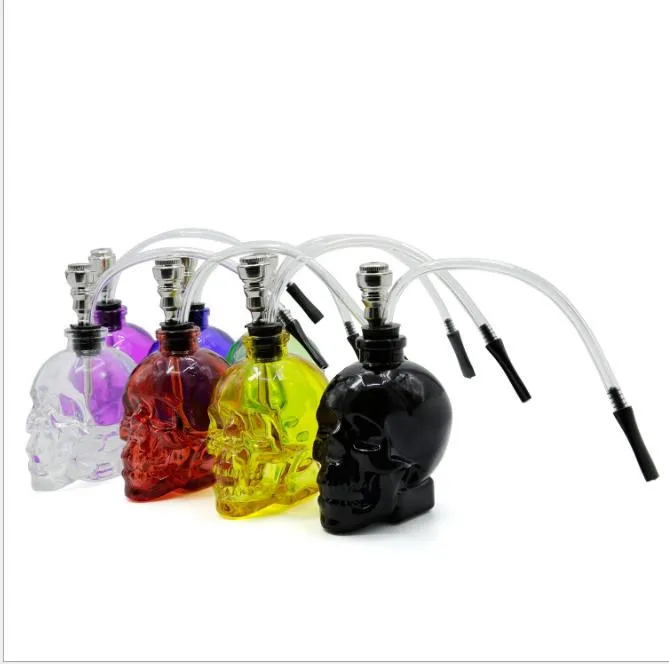 Skull Glass Hookah Style Pipe.