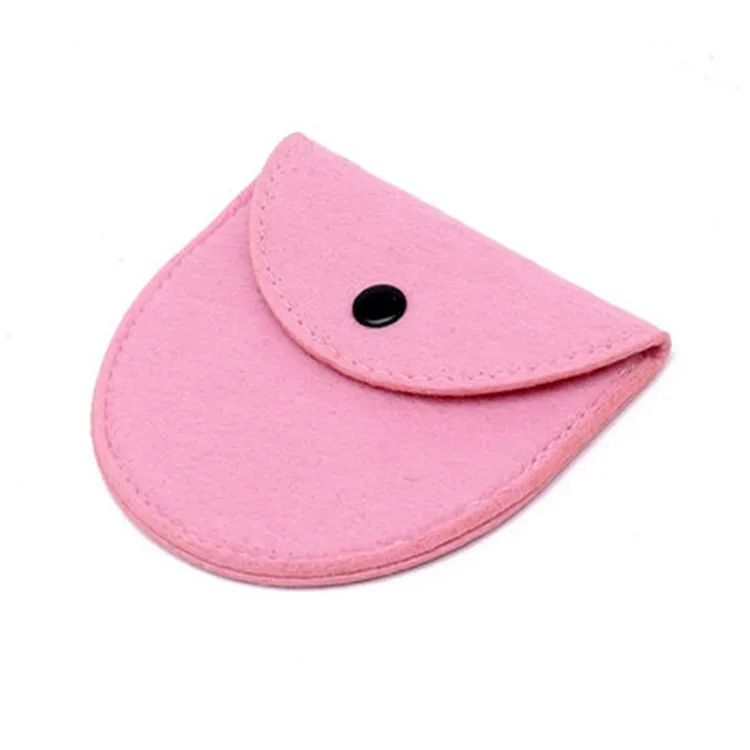 Felt cloth baby Coin Purses cute Candy colors children wallet mini pocket money coin Storage bag C4417