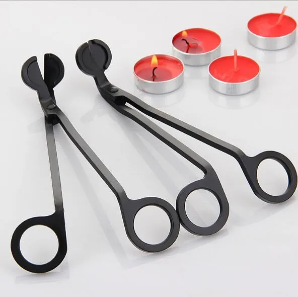 Stainless Steel Candle Wick Trimmer Oil Lamp Trim scissor tijera tesoura Cutter Snuffer Hook Clipper