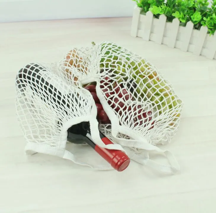 Portable and convenient net pocket shopping bag supermarket shopping bag export woven woven mesh bag