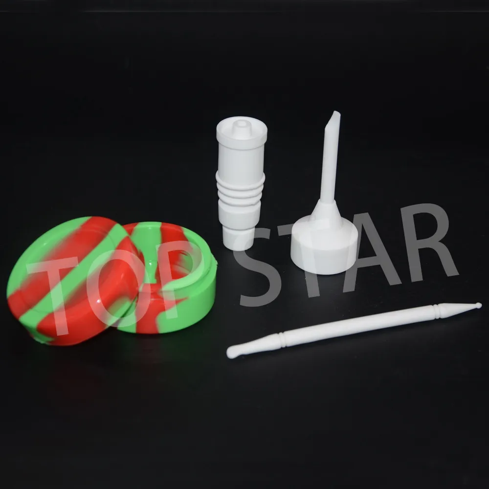 14mm 18mm MaleFemale Domeless Ceramic Nails 6 in 1 Ceramic carb cap VS Ceramic Dabber fit 20mm Coil A Whole 9990445