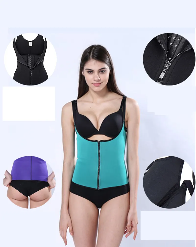 Body Shaper Slimming Three Breasted Midje mage bälte midjan Cincher Underbust Control Corset midjetränare S4XL Hög kvalitet 9236766