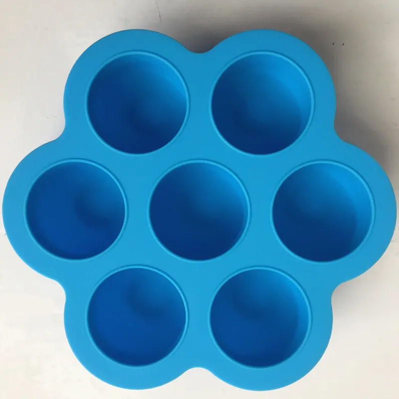 Silicone Egg Bites Molds Ice Cube Freezer Trays Ice Cube Tray Baby Food Storage Containers 