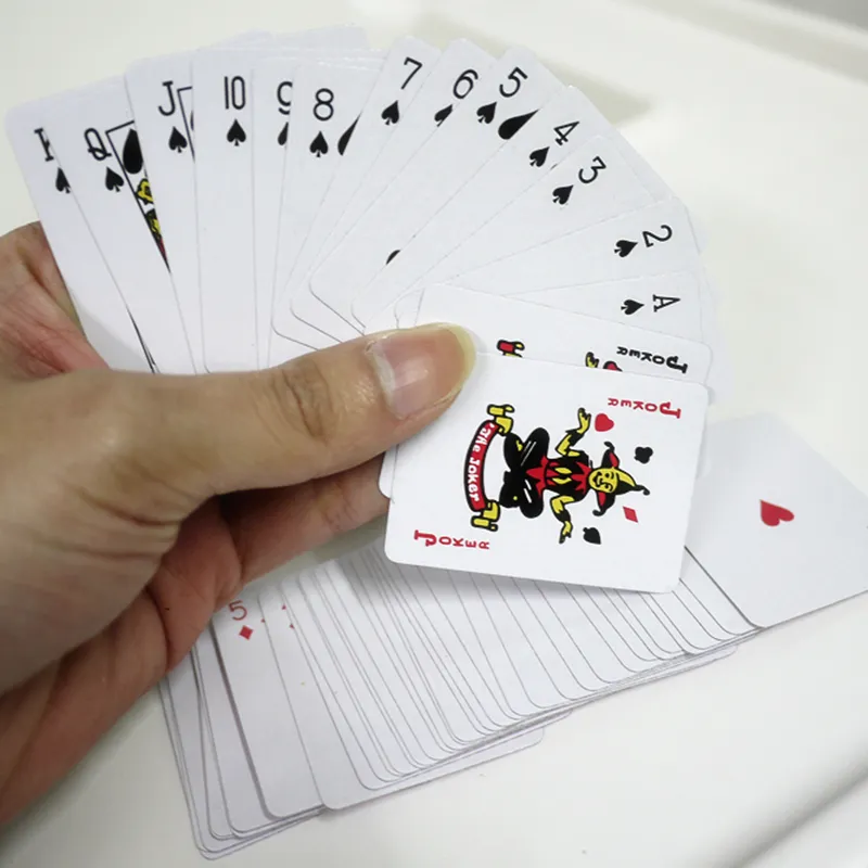 Portable Mini Small Playing Poker Cards Poker Interesting Playing Card ...