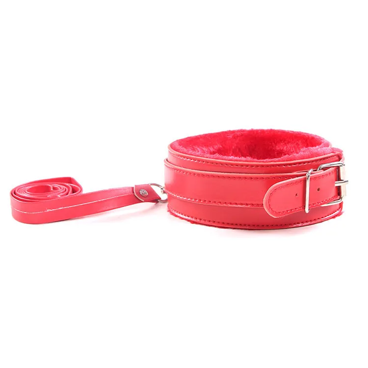 PU Leather Plush Bdsm Bondage Set Restaints Flirting Hand Whip Collar Gag  Nipple Clamps Erotic Sex Toys For Couples Y18101501 From Zhengrui03, $10.8