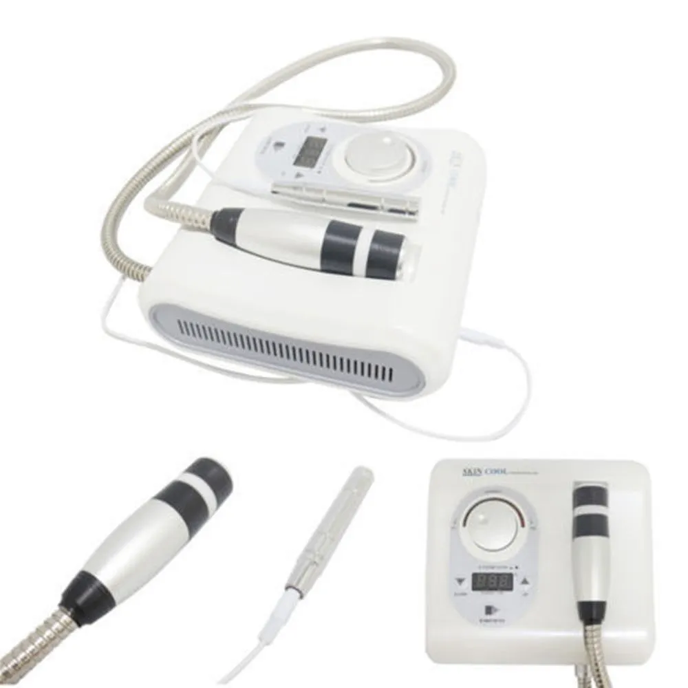 2in1 plus récent Cryo électroporation méso mésothérapie Machine soins du visage élimination des rides peau serrer marteau froid beauté Spa5831928