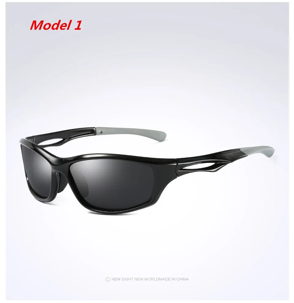 Lunettes de soleil de sport polarisées en gros UV 400 pour hommes femmes Baseball Course Cyclisme Pêche Golf Tr90 Cadre Durable