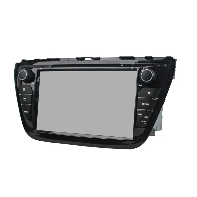 Samochodowy odtwarzacz DVD dla Suzuki SX4 2014 8 cali Andriod 8.0 Octa-rdzeń z GPS, sterowanie kierownicy, Bluetooth, radio