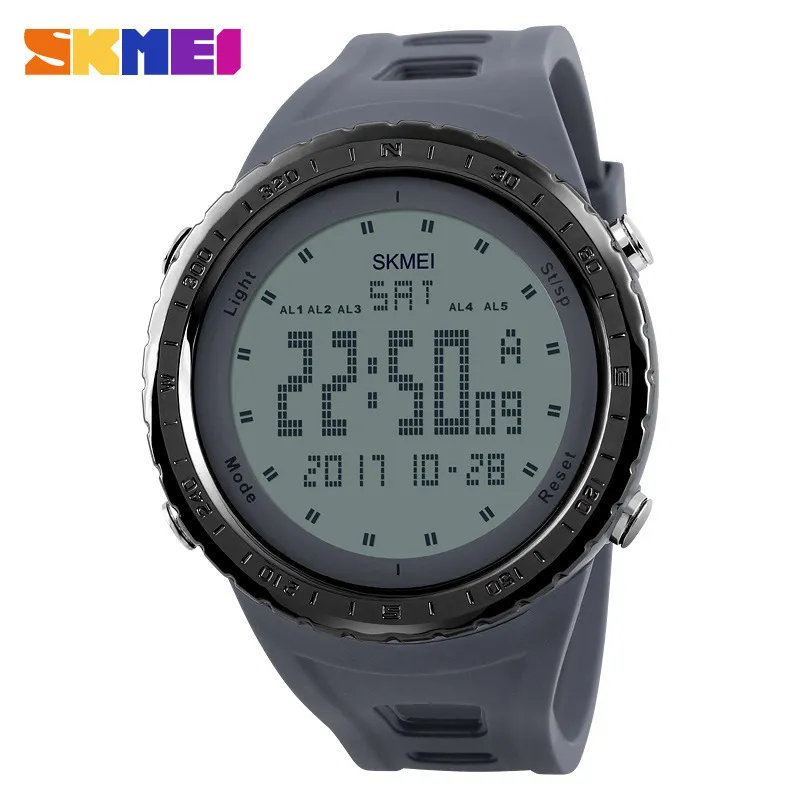 Montres militaires hommes mode Sport montre SKMEI 1246 marque LED numérique 50 M étanche robe de bain Sport en plein air montre-bracelet