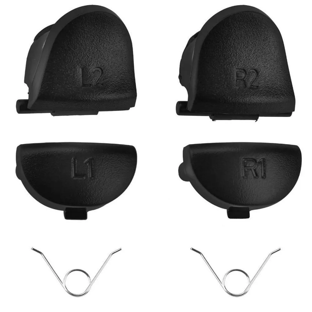 Boutons de déclenchement de manette de jeu L1 R1 L2 R2 avec ressorts, pièces de réparation pour contrôleur PlayStation 4 PS4, bouton de déclenchement JDS-011 JDS-010, haute qualité, livraison rapide