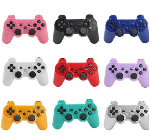Hot Bluetooth Wireless Controller Game Controller Joysticks For PS3 Available Real SixAxis No retail box DHL Free Shipping