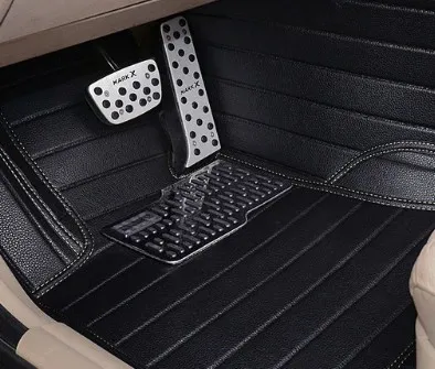 Tapis de plancher de voiture pour BMW 1 3 5 7 Série GT F10 F11 F15 F20 F25 F34 F34 E60 E70 E90 X1 X3 X4 X5 x6 Audi Q3 Q5 Q7 Q7 Touche de style voiture Q7 Q7