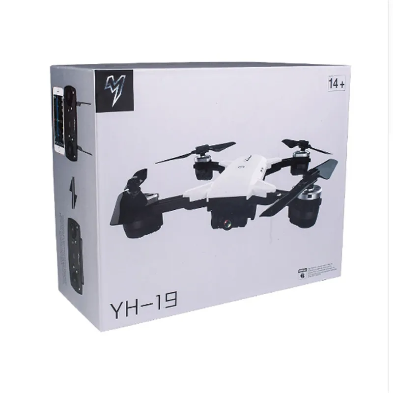 Hot YH-19HW Mini Foldable RC Drone met camera HD WiFi FPV Hoogte Houd Quadcopter RC Dron Vs Visuo XS809HW XS809W RC Helicopter Gratis Shipp