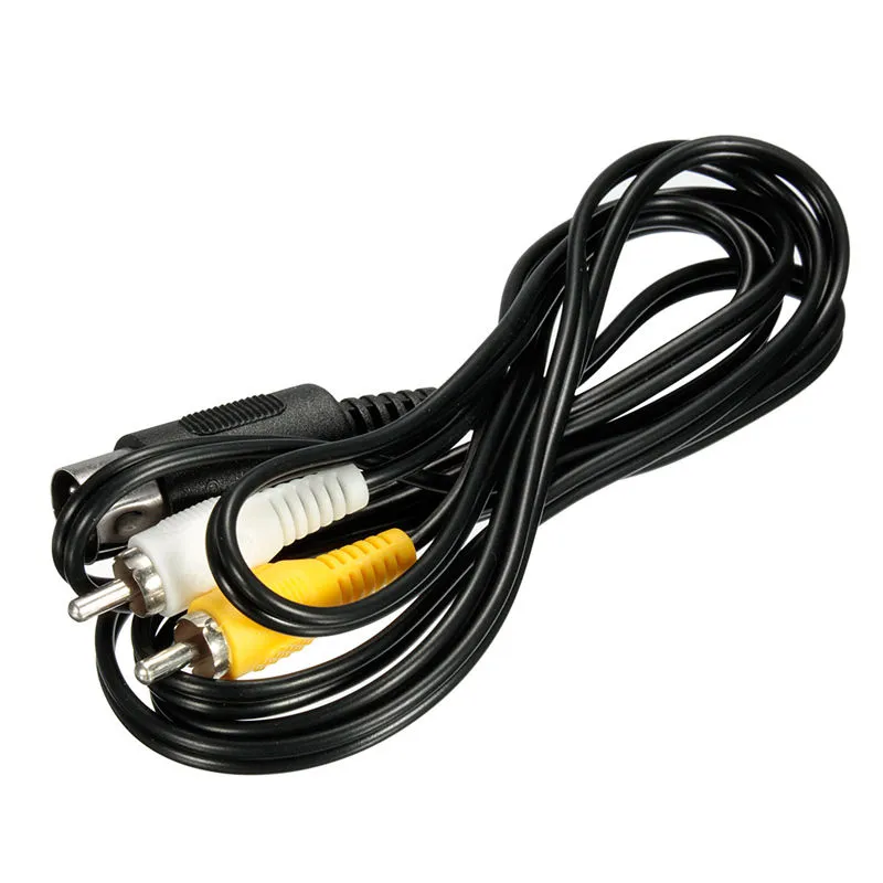 Cavo adattatore TV audio video RCA da 1,8 m 6FT Sega Genesis 1 MD1 DHL FEDEX EMS SPEDIZIONE GRATUITA