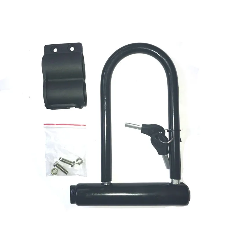 Anti Roubo de Bicicleta de Estrada de Ciclismo Mountain Bike Ciclismo Segurança Preto Criativo U Em Forma de Fechaduras Com Chaves de Suporte 7 5kq jj