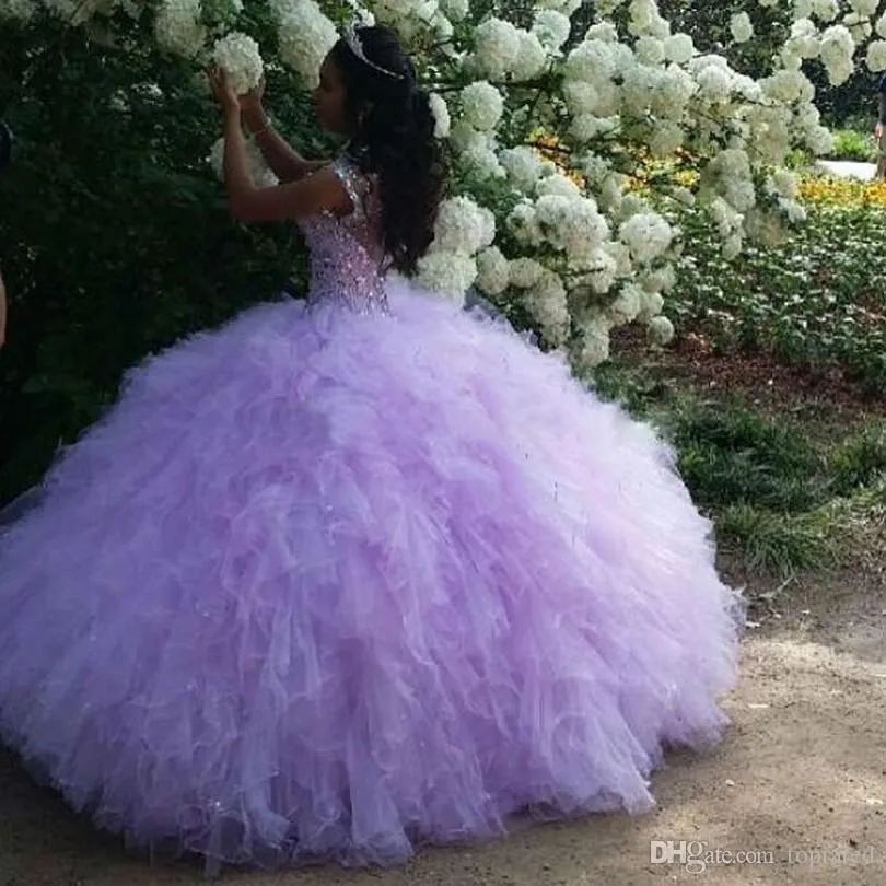 Recien Llegado 2020 Vestido De Baile Vestidos De Quinceanera Falda Hinchada Diamantes De Imitacion Con Cuentas Vestido Dulce 16 Para 15 Anos Vestidos De Debutante De Talla Grande Personalizados De 159...