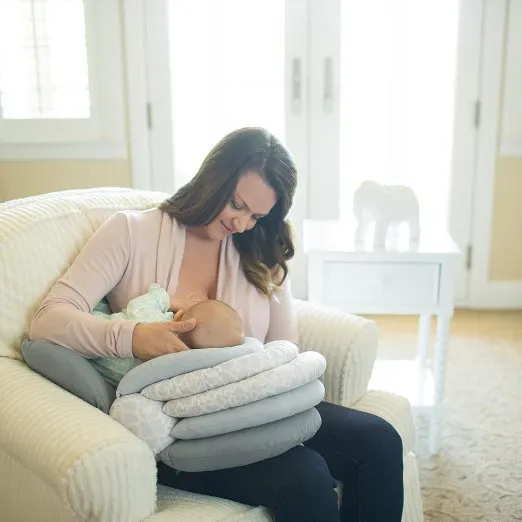 Layered breastfeeding on sale pillow