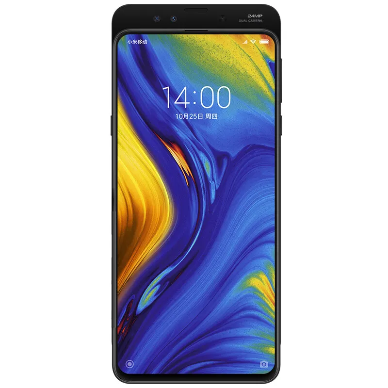 Oryginalny Xiaomi Mi Mix 3 4G LTE Slide Telefon komórkowy 8 GB RAM 128 GB 256 GB ROM Snapdragon 845 Octa Core Android 6.39 "Pełny ekran 24.0MP NFC Identyfikator odcisków palców Smart Telefon telefon