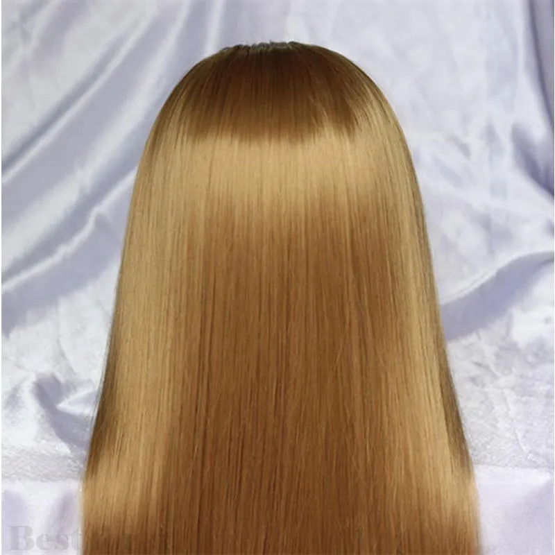 Meilleure Qualité Coiffure Cheveux Poupée Tête Têtes De Formation 24 '' Mannequin Tête Avec Cheveux Longs Vente Chaude Pratique Des Cheveux Tête