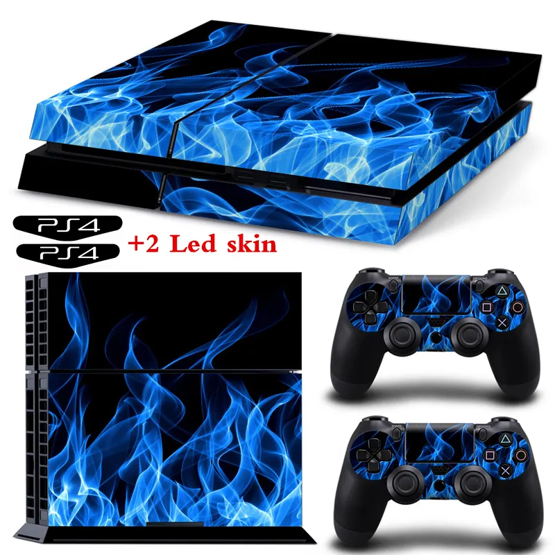 Decal Skin Cover PlayStation 4 Console PS4 Skin Stickers + Controller  Protective Skins Blue Fires TN P4 1970 Da 7,61 €