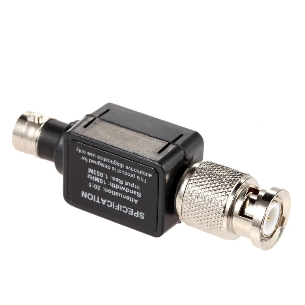 Freeshipping Signal Attenuator 10MHz帯域幅オシロスコープアクセサリOscilloscopio HT201 20：1信号減衰器