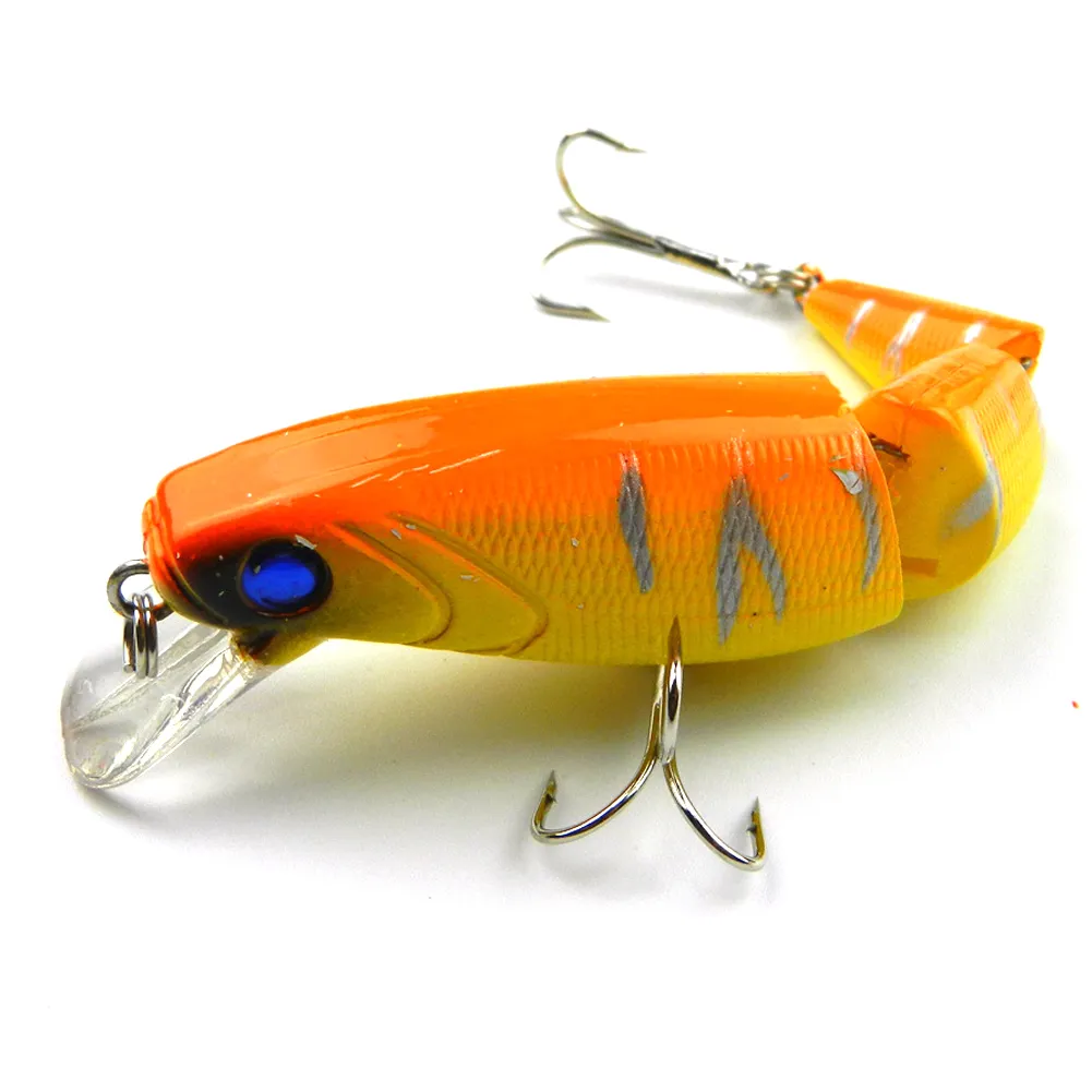 INFOF 14g049oz Isca Artificial Articulada isca de pesca Crankbait Isca de pesca dura Swimbait Iscas de pesca para baixo Pike7167915