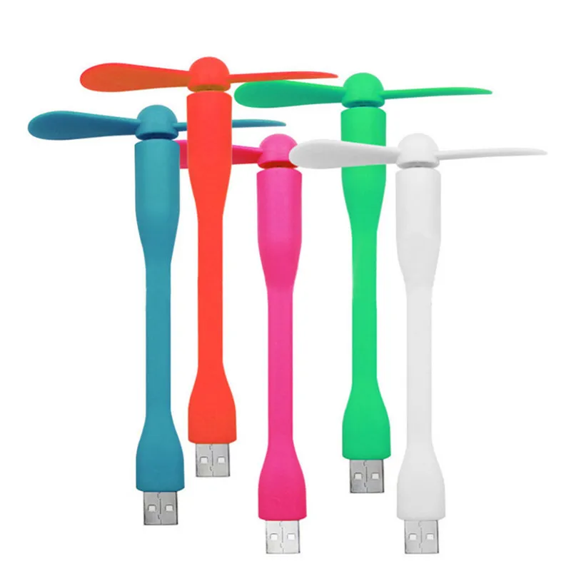 Partihandel Mini USB Fan Pocket USB Gadget Portable Summer Micro USB Cooling Fan 6Colors For Phone Android OTG Telefoner Power Bank Laptop