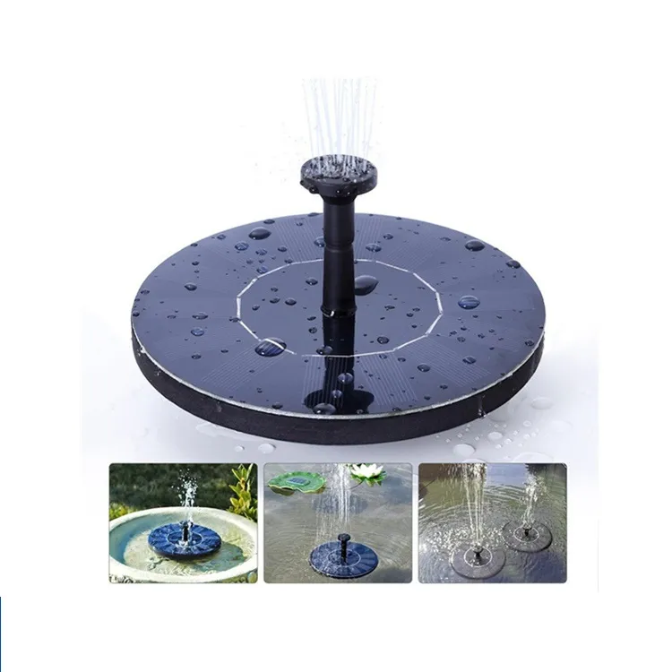 New solar Water Pump Power Panel Kit Fountain Pool Garden Pond Submersible Watering Display with English