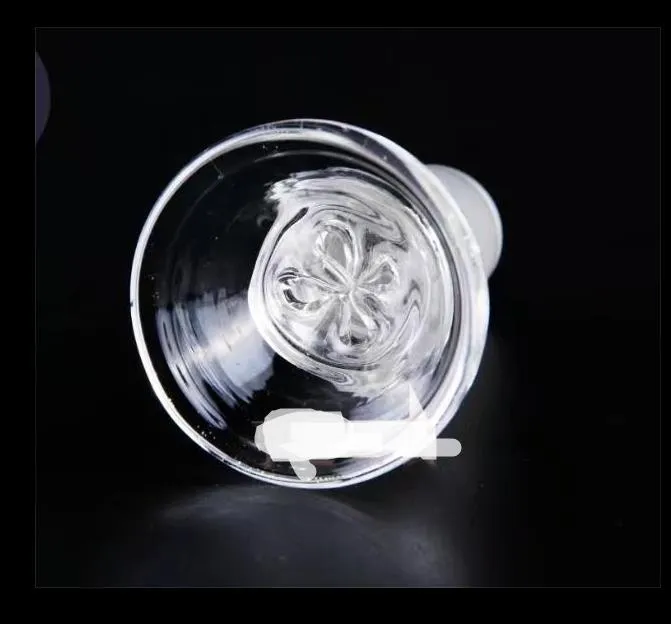Testa a bolla a forma di tromba Narghilè in vetro all'ingrosso, raccordi tubi dell'acqua in vetro, spedizione gratuita