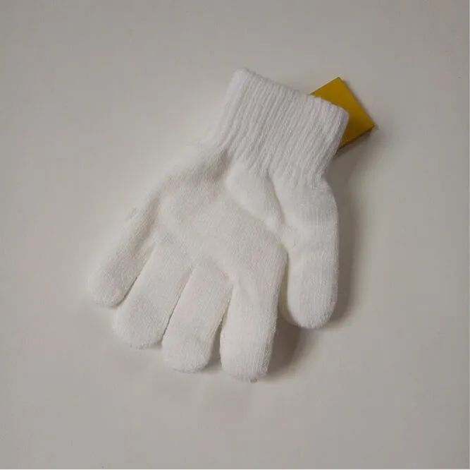 Mode enfants épaissir gants magiques bébé gants brossés fille garçons enfants étirement tricot hiver gants chauds bébé tricoté mitaines de doigt