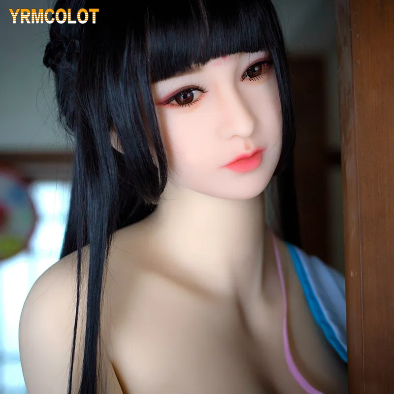 YRMCOLOT 158cm Real Silicone Sex Dolls Robot Japanese Realistic Sexy Anime Oral Love Doll Big Breast Vagina Adult Full Life Toys for Men