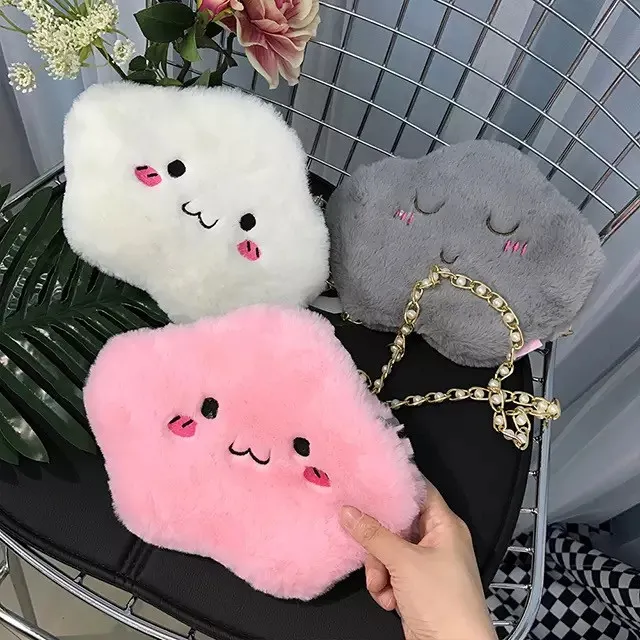 Sac Bandoulière Lapin Kawaii En Peluche | Sac Messager Mignon Pour Enfants Et Ados | Cadeau Fille Original Et Fun