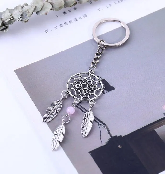 Nowa Moda Catch The Dream Car Key Chain Pióro Brelok Keychain Mężczyźni Kobiety Uchwyt Klucz Walentynki Gift Car Key Pierścienie